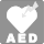 AED(自動体外式除細動器)がある